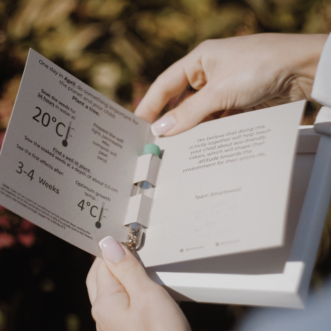 Instrukcja sadzenia sosny razem z nasionem dołączana do każdego zamówienia